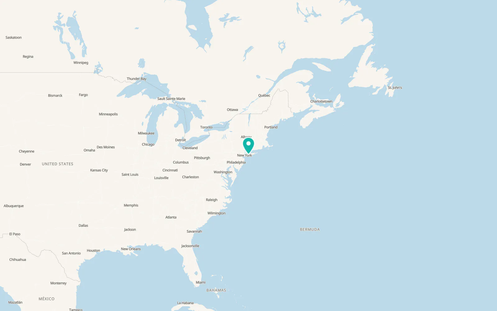 Map of North Amityville