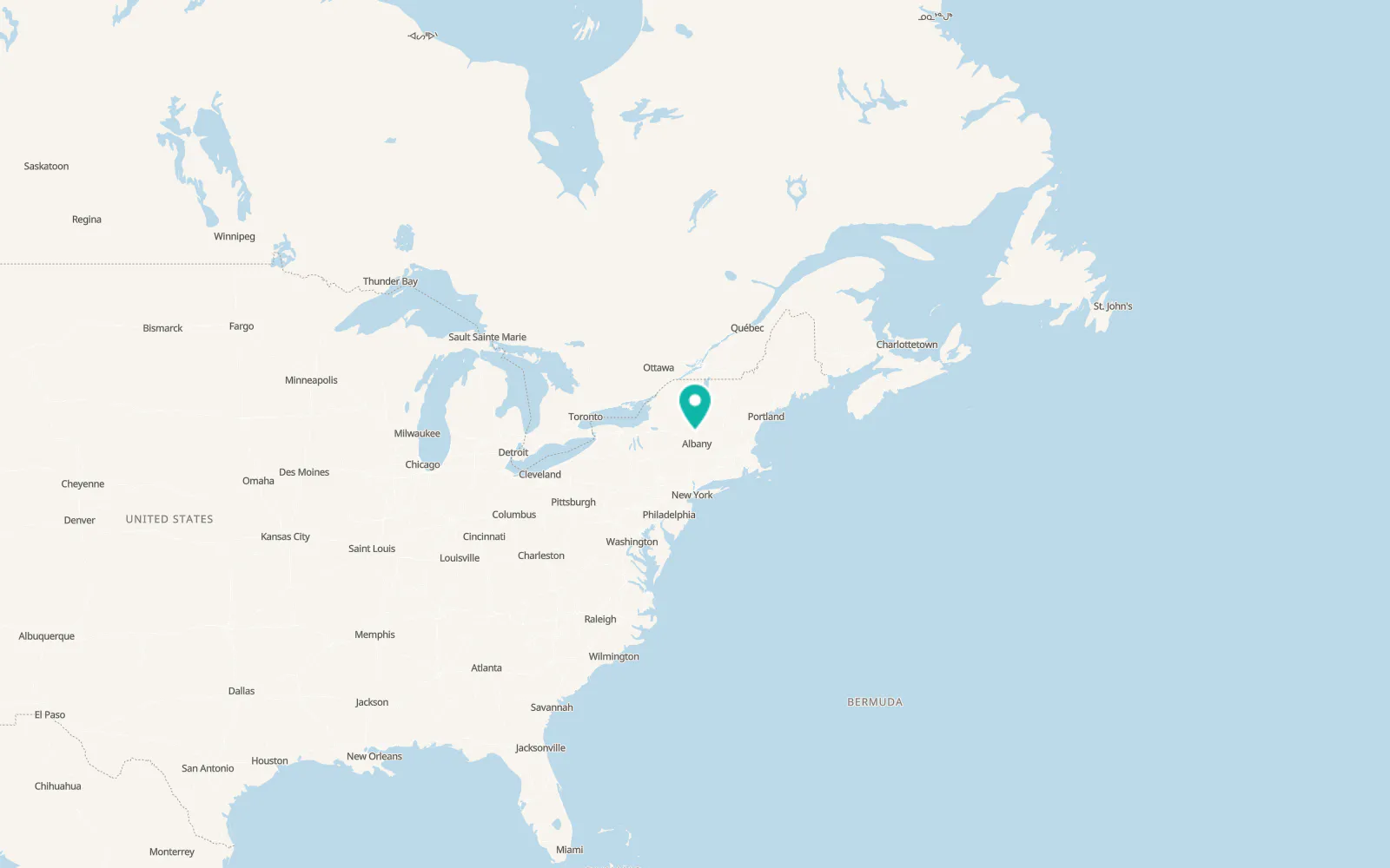 Map of North Ballston Spa