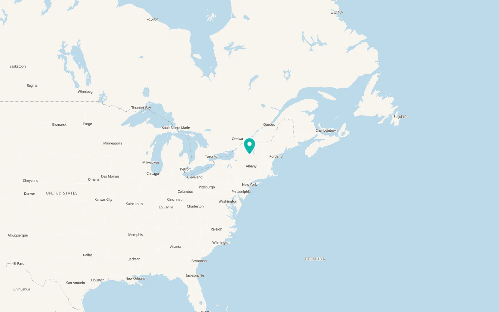 Map of North Creek
