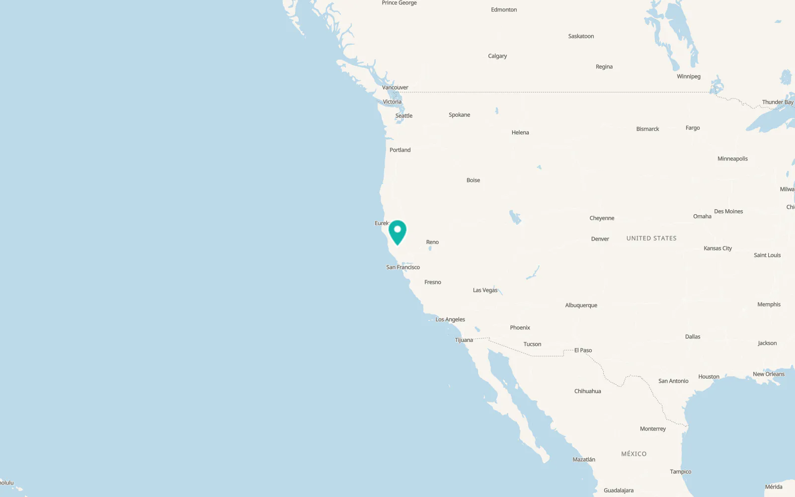 Map of North Lakeport