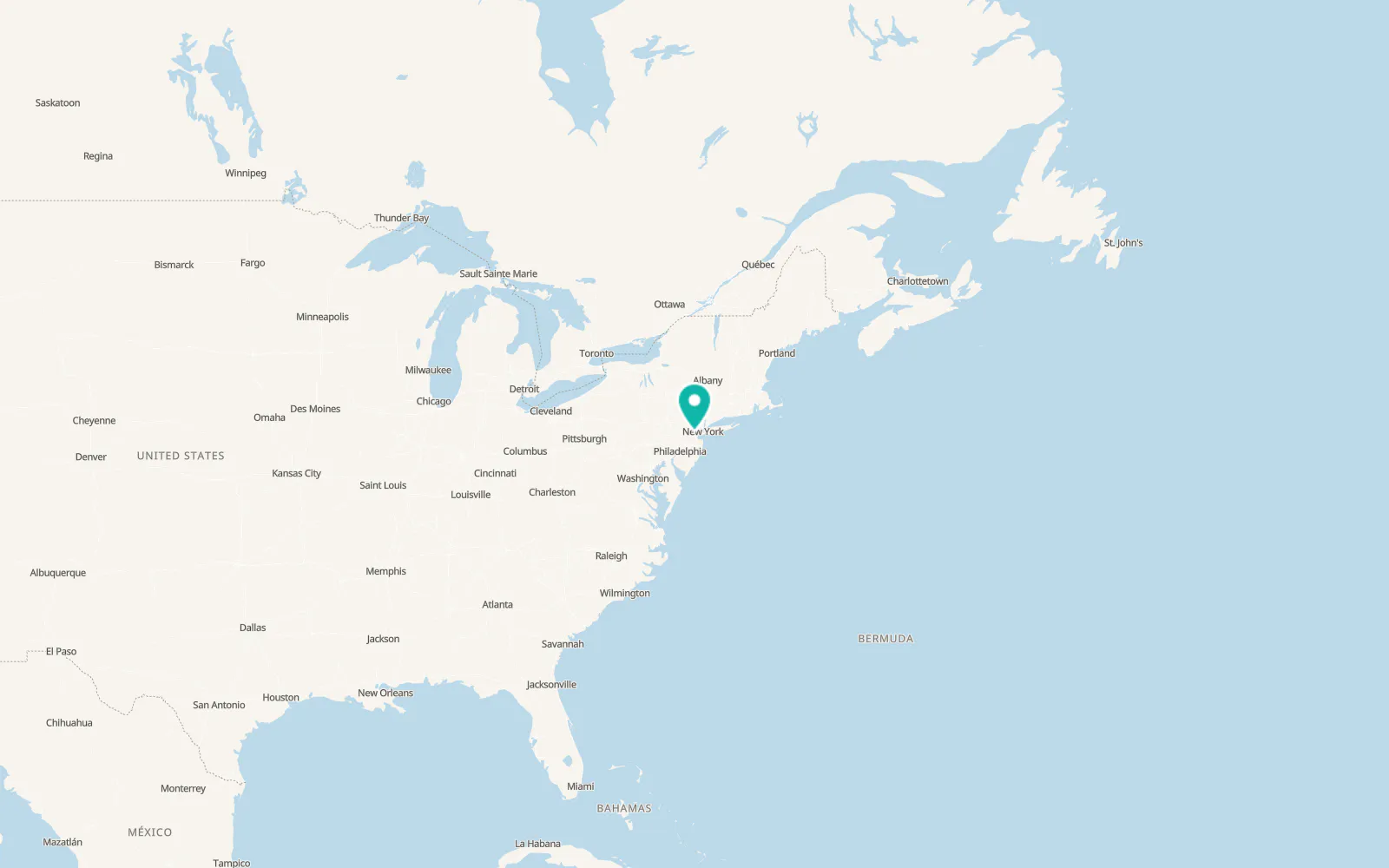 Map of North Plainfield