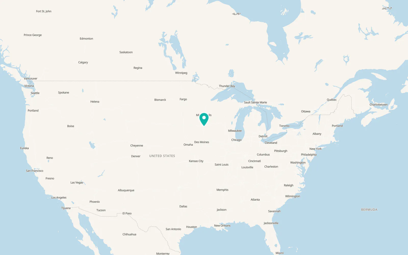 Map of Northwood
