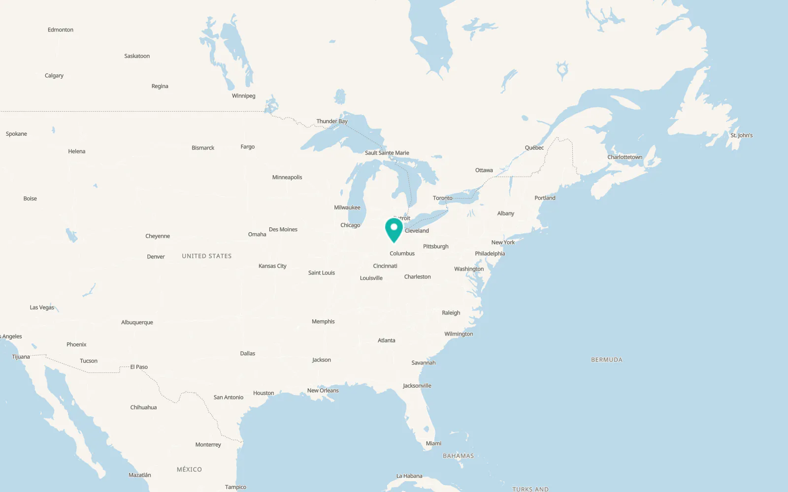 Map of Northwood