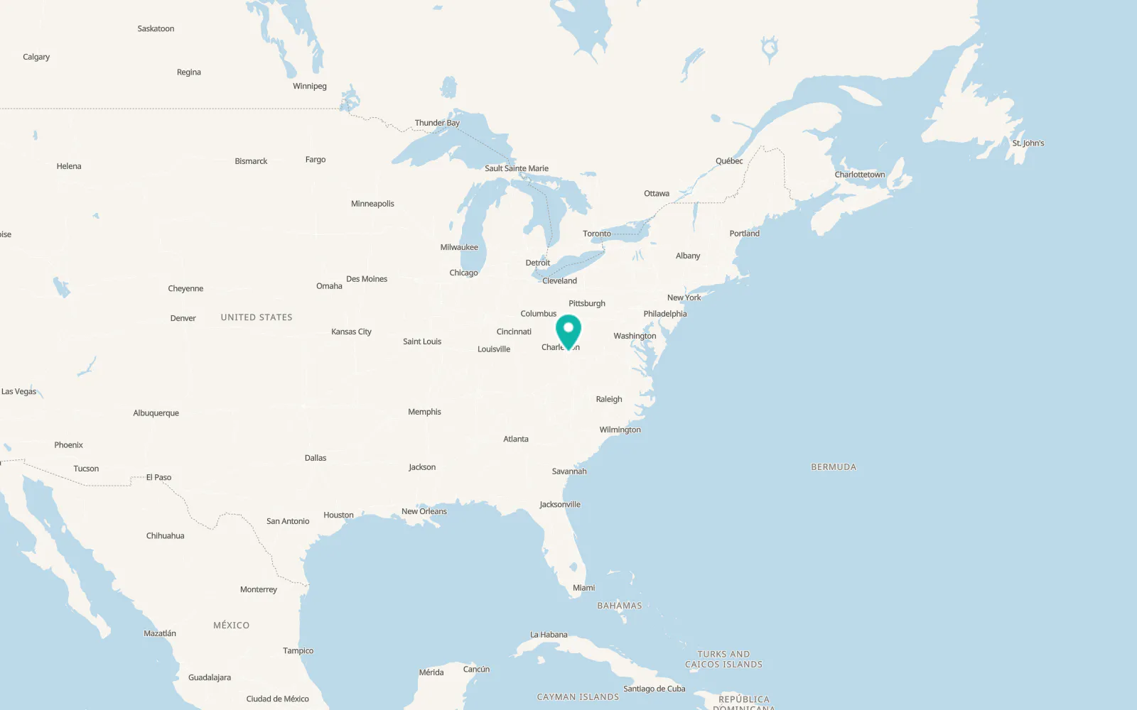 Map of Oak Hill