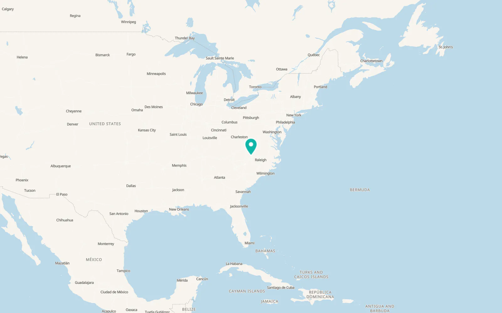 Map of Oak Ridge