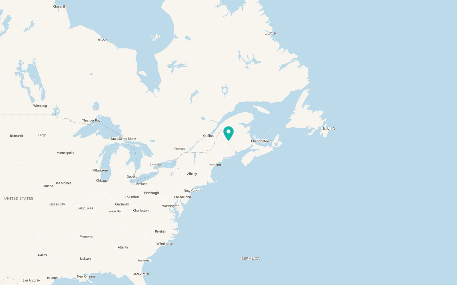 Map of Oakfield