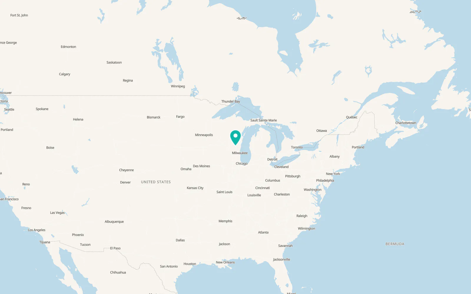 Map of Oakfield