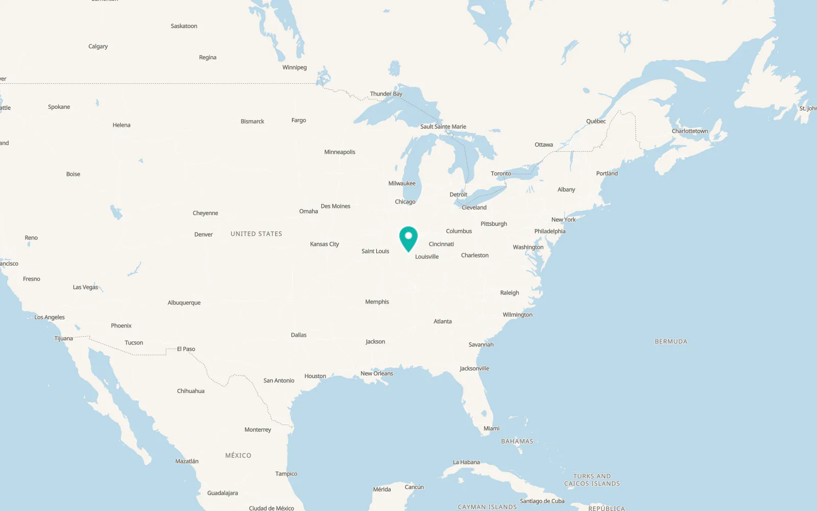 Map of Oakland City