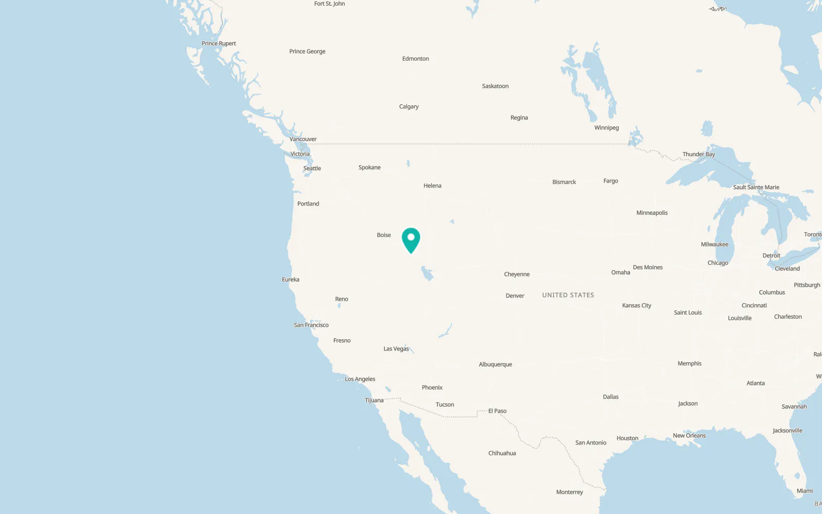 Map of Oakley