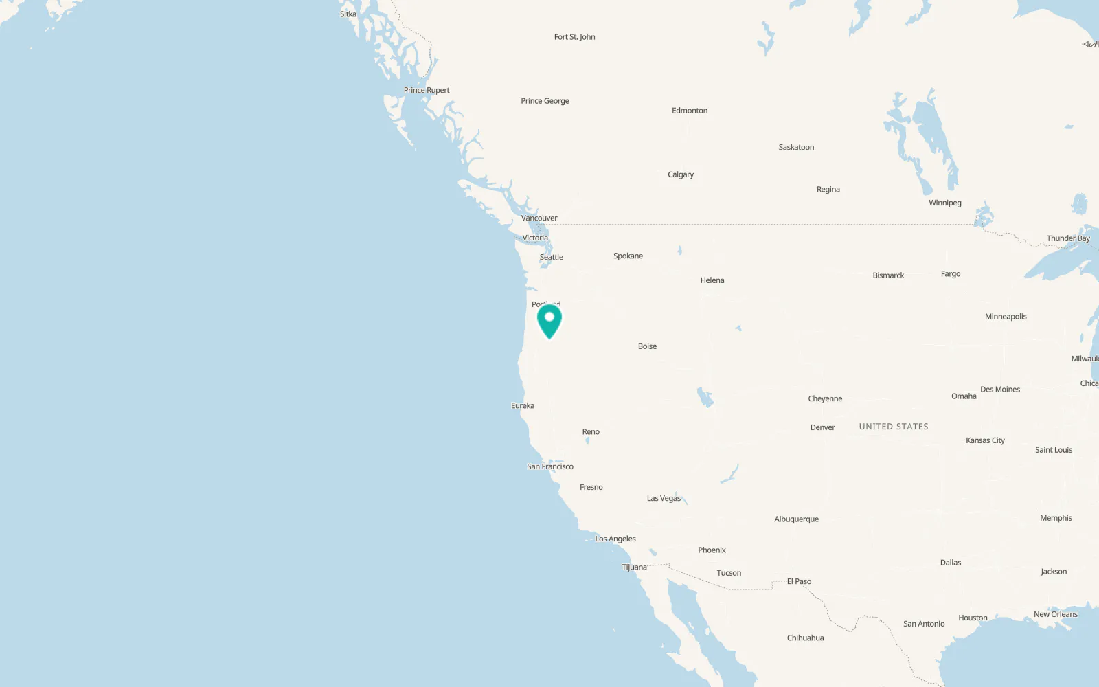 Map of Oakridge