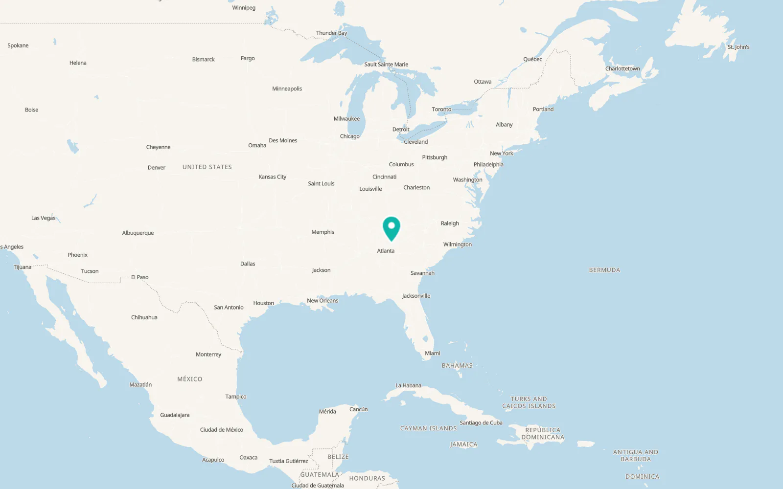 Map of Oakwood