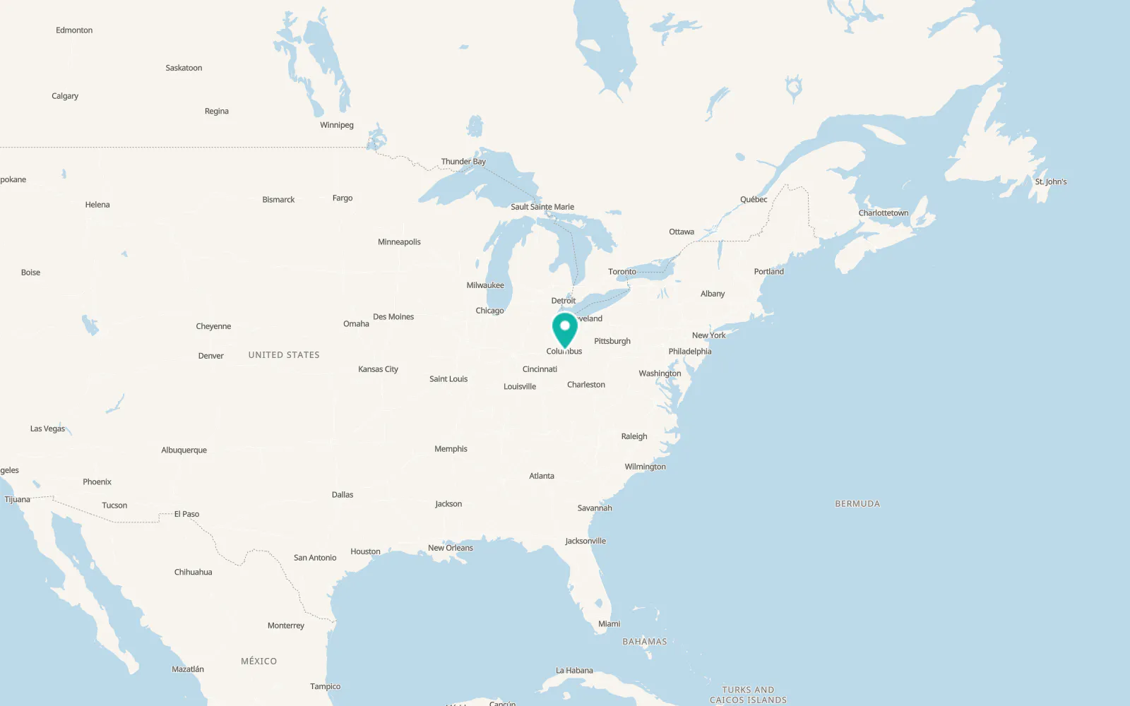 Map of Obetz