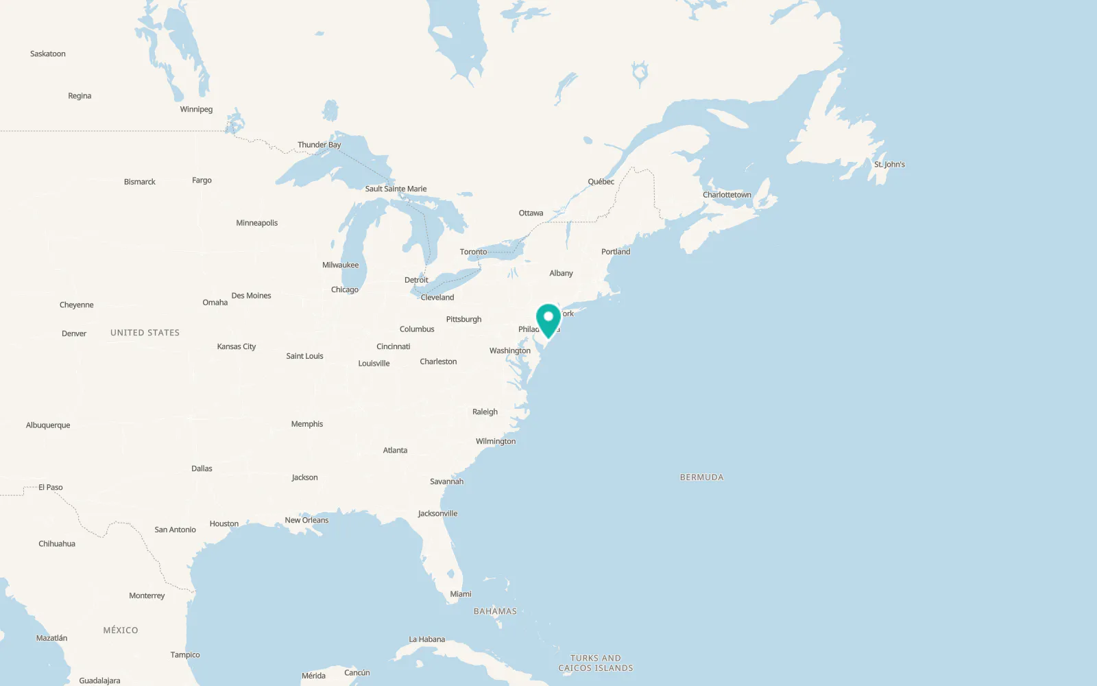 Map of Ocean City