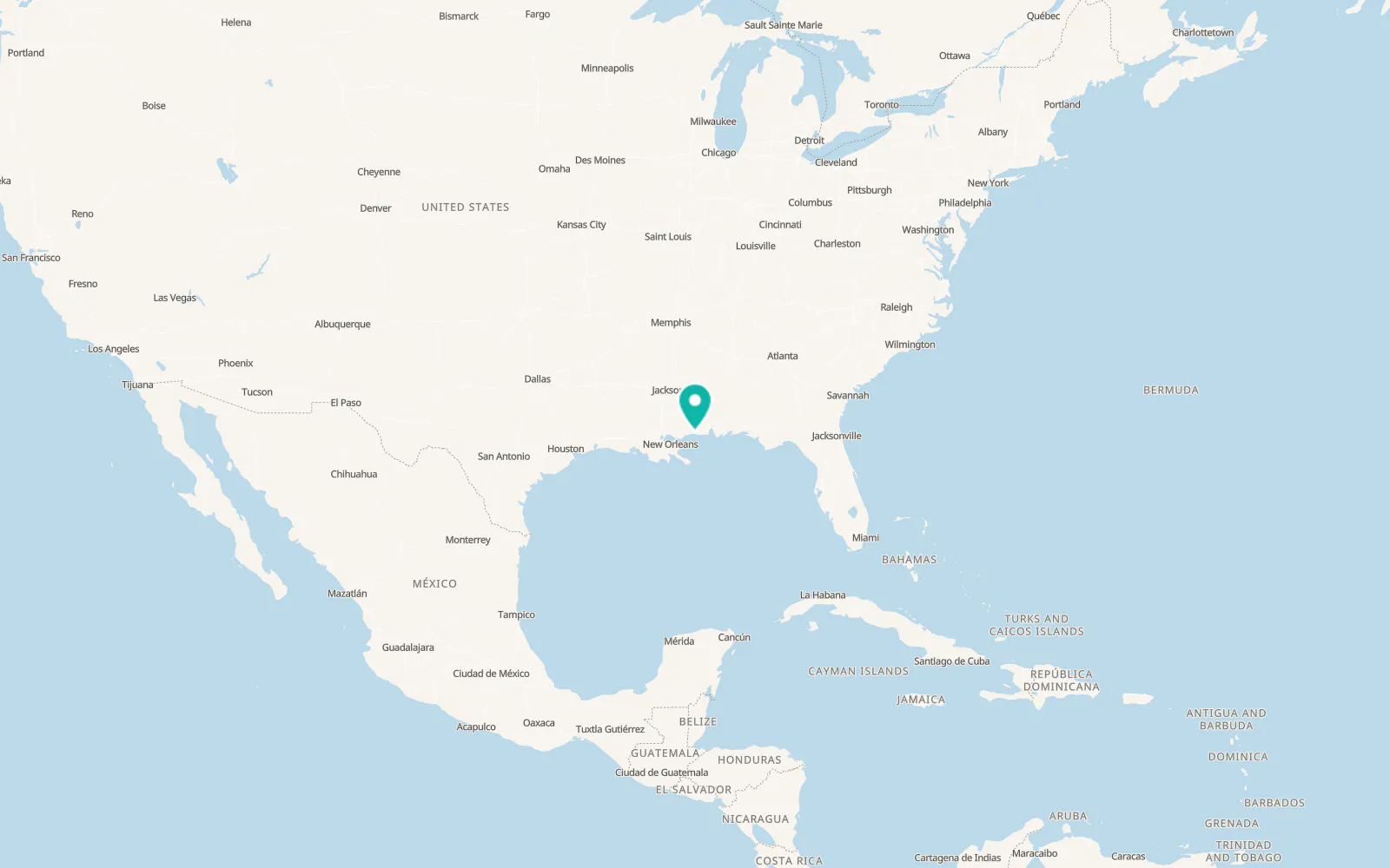 Map of Ocean Springs