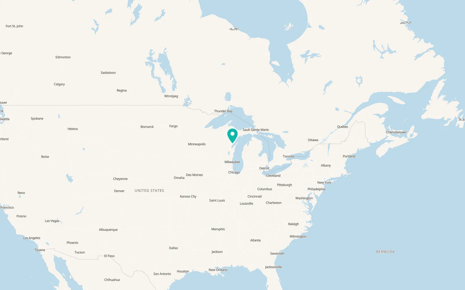 Map of Oconto