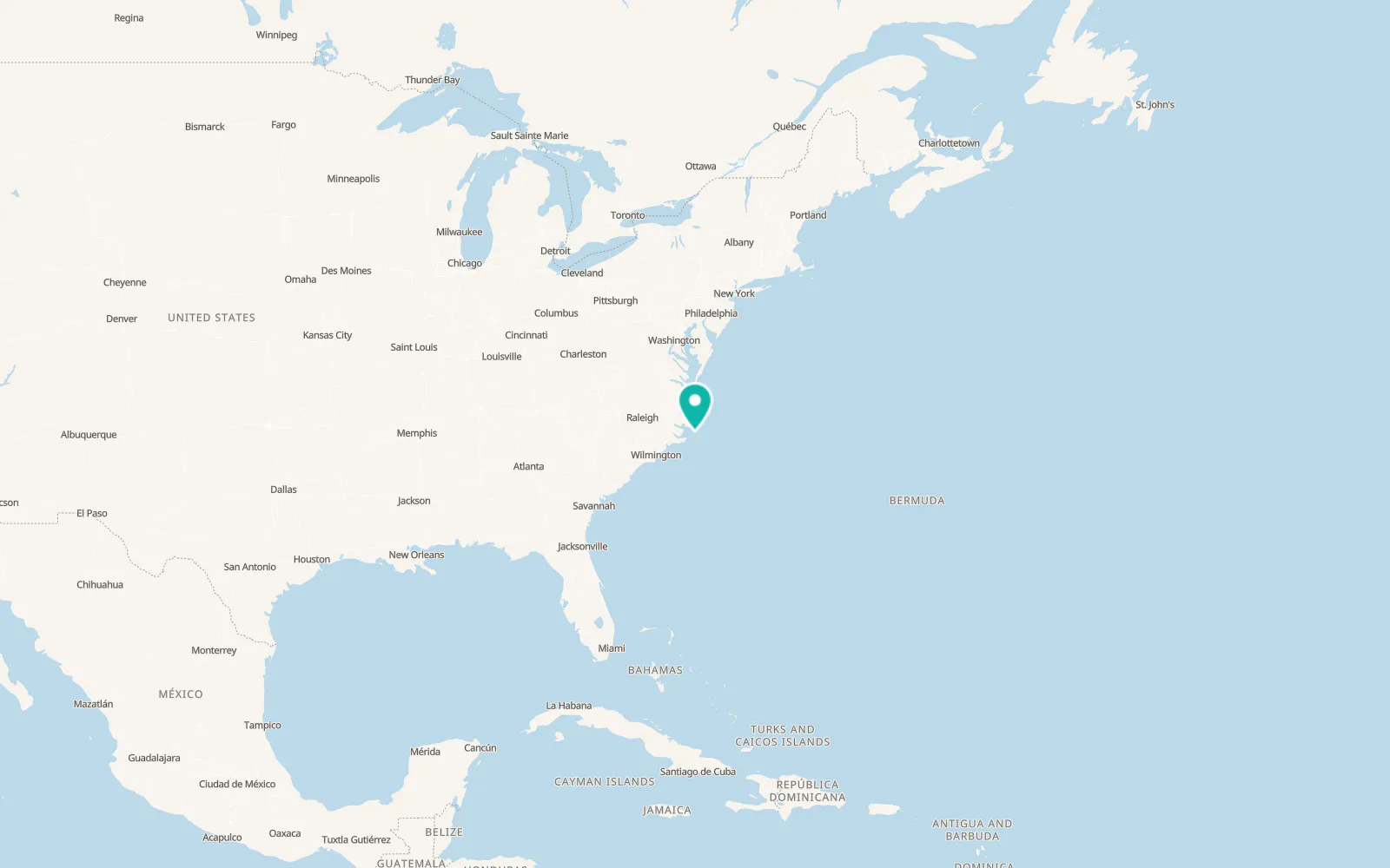 Map of Ocracoke