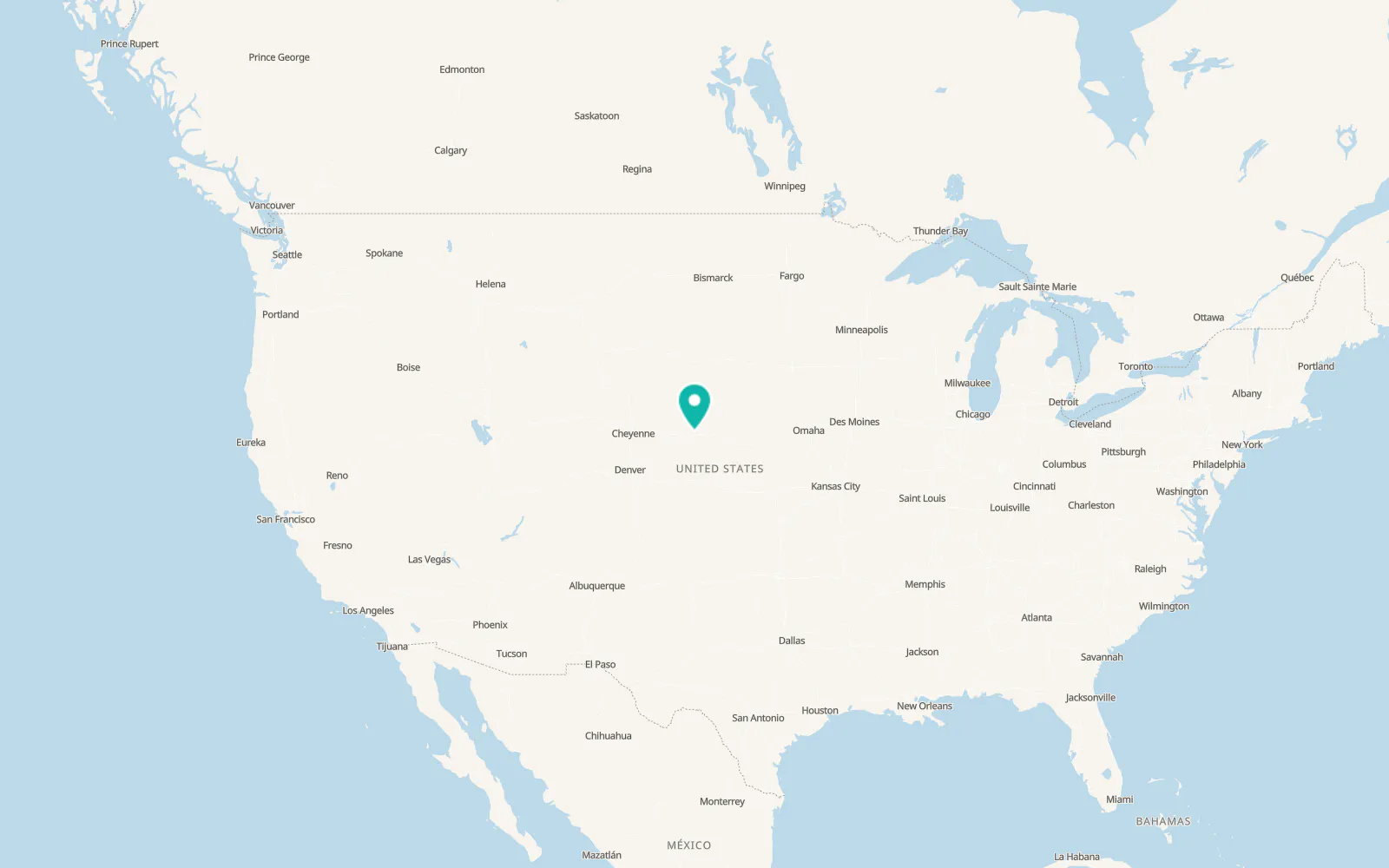Map of Ogallala