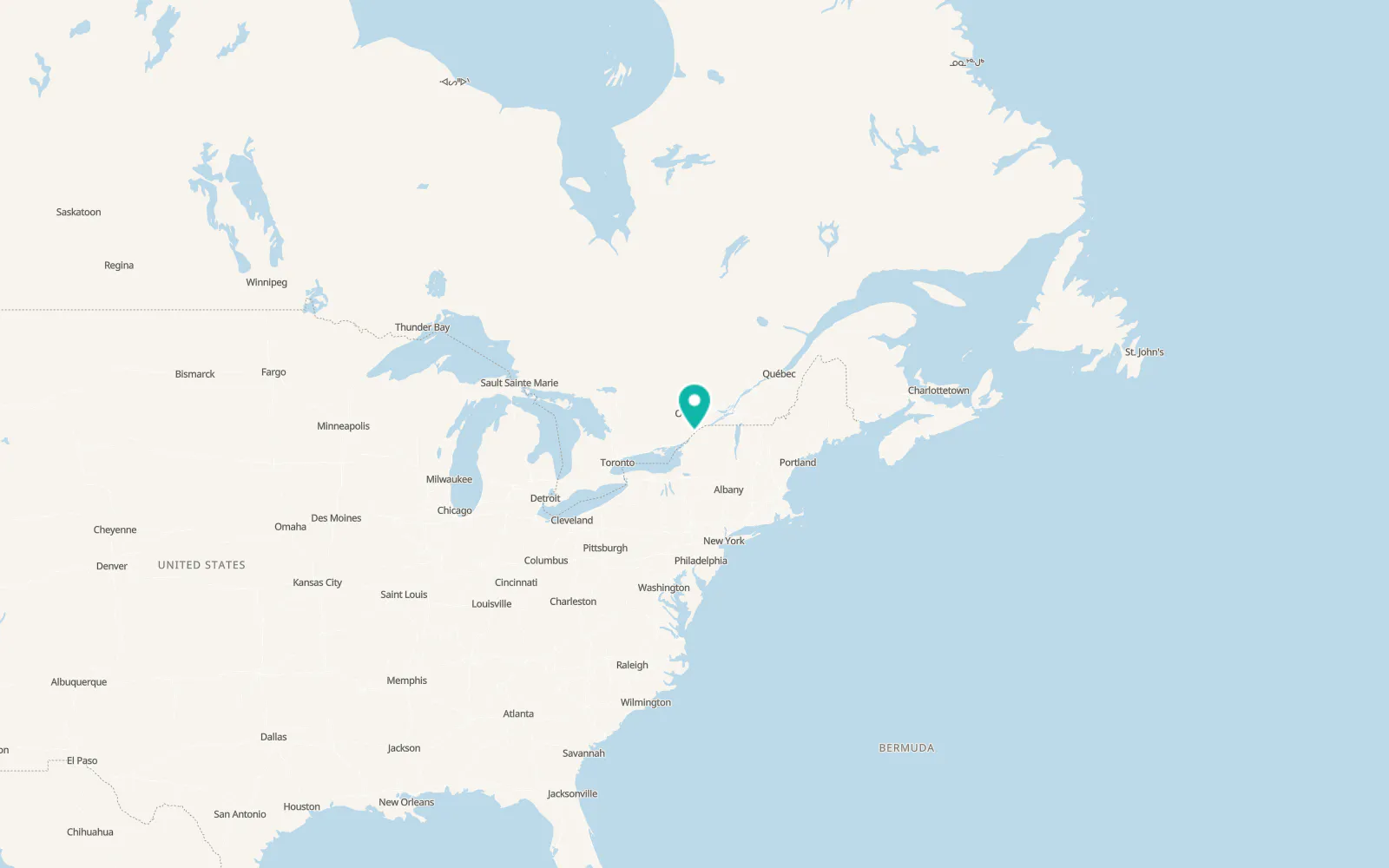 Map of Ogdensburg