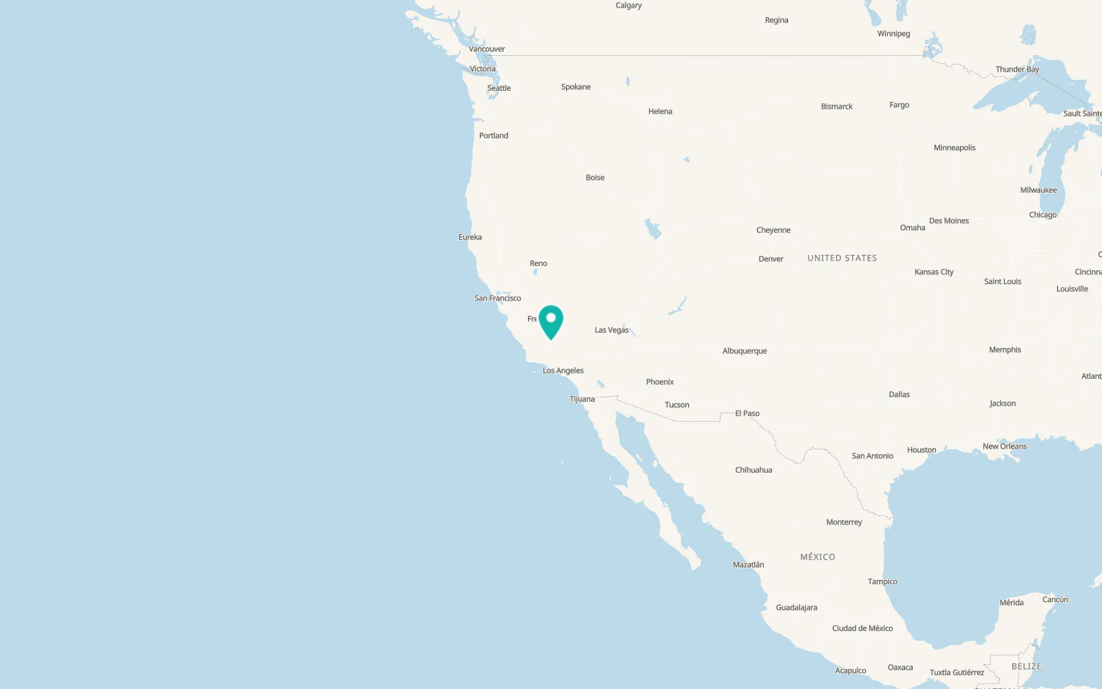 Map of Oildale
