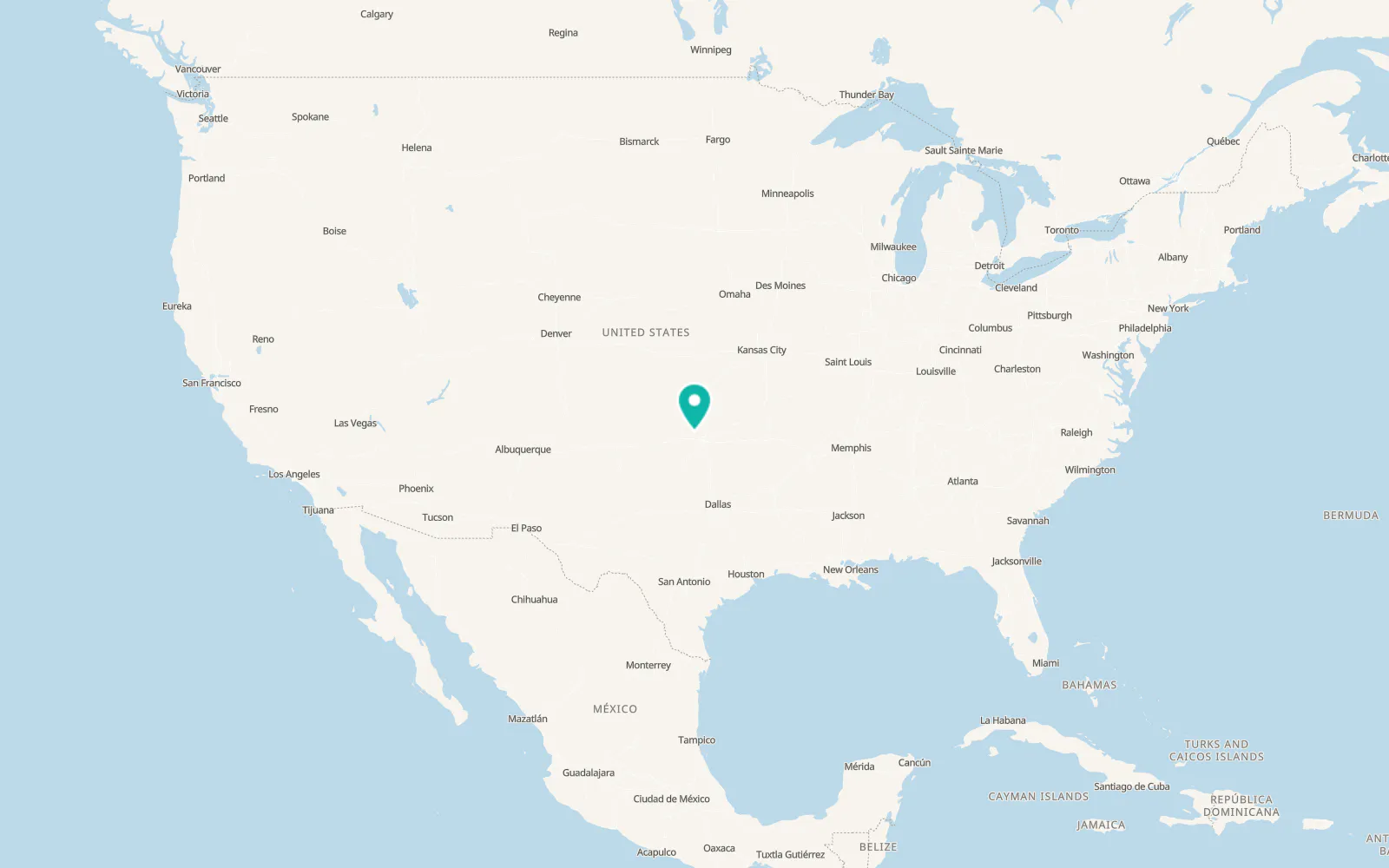 Map of Okarche