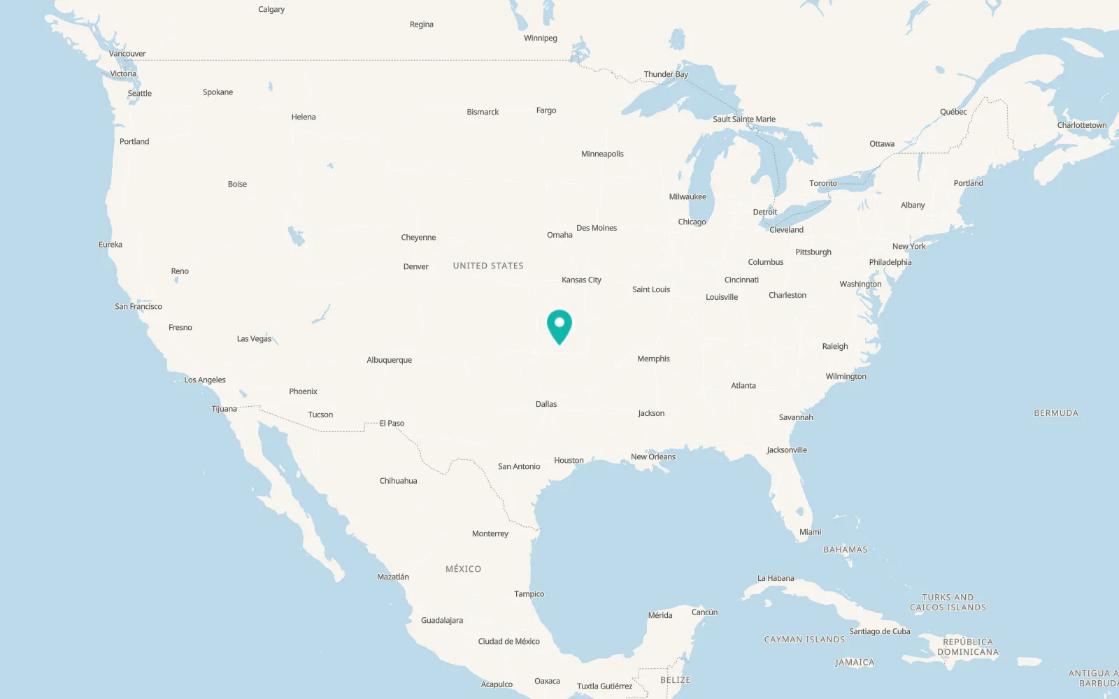 Map of Okmulgee