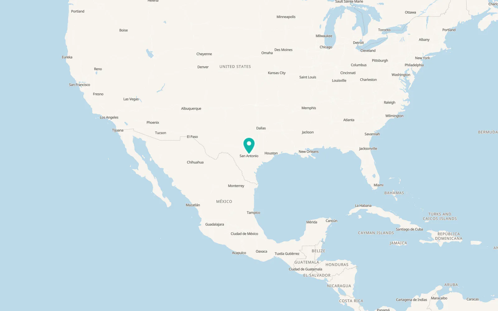 Map of Olmos Park