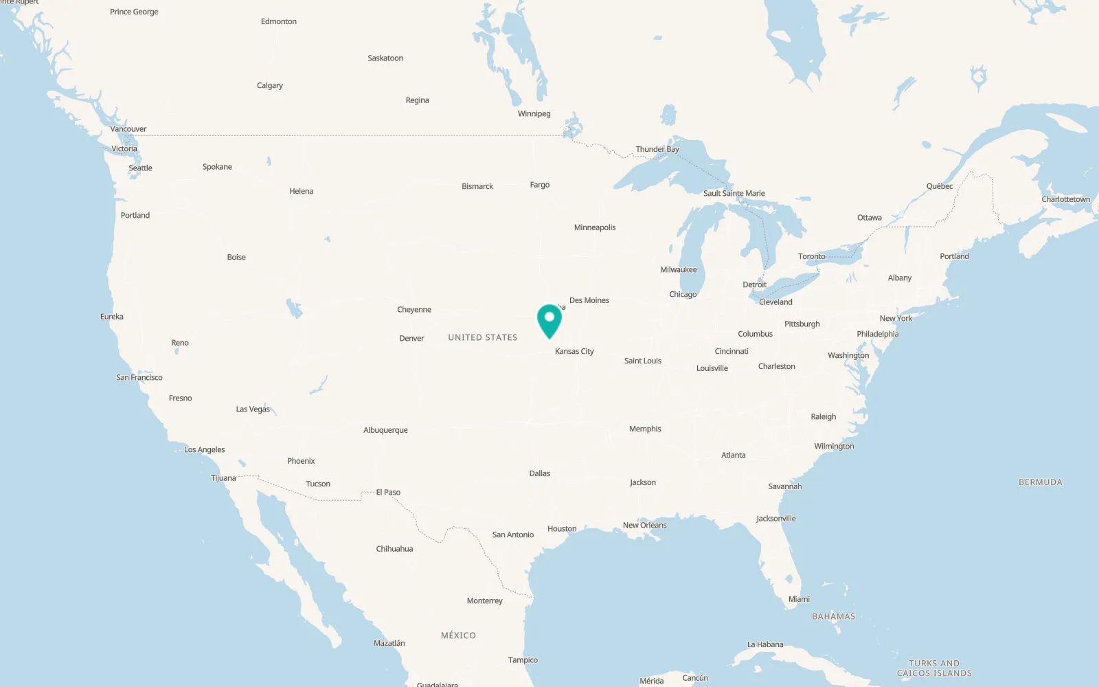 Map of Onaga
