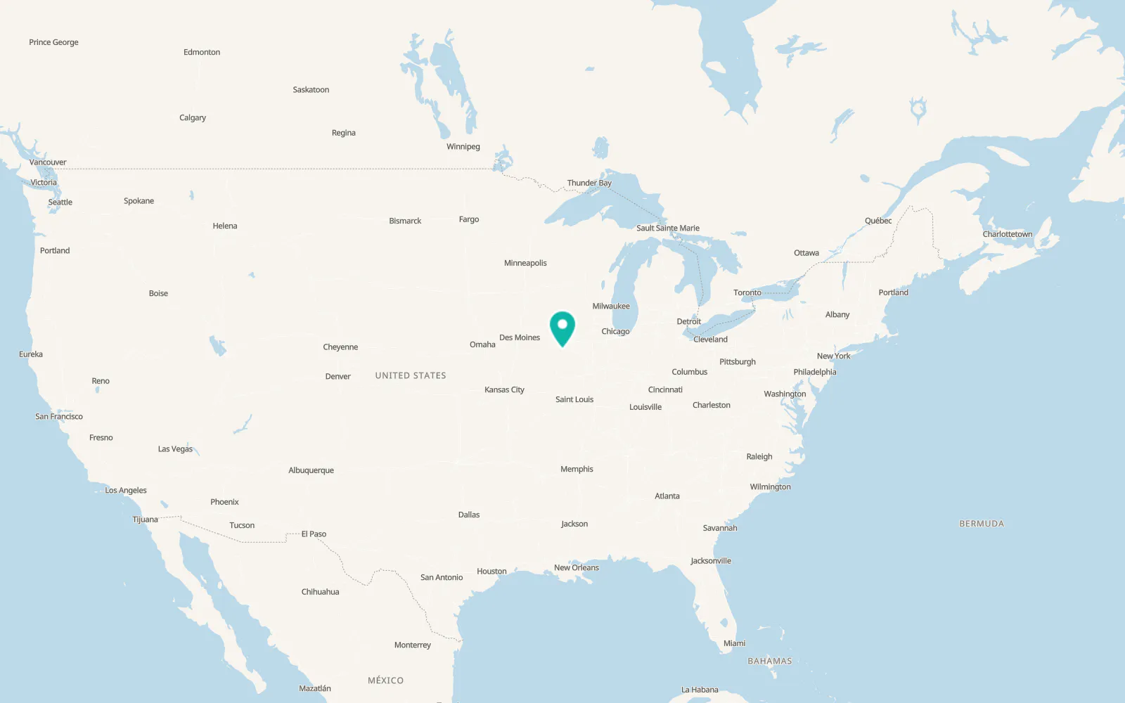 Map of Oquawka