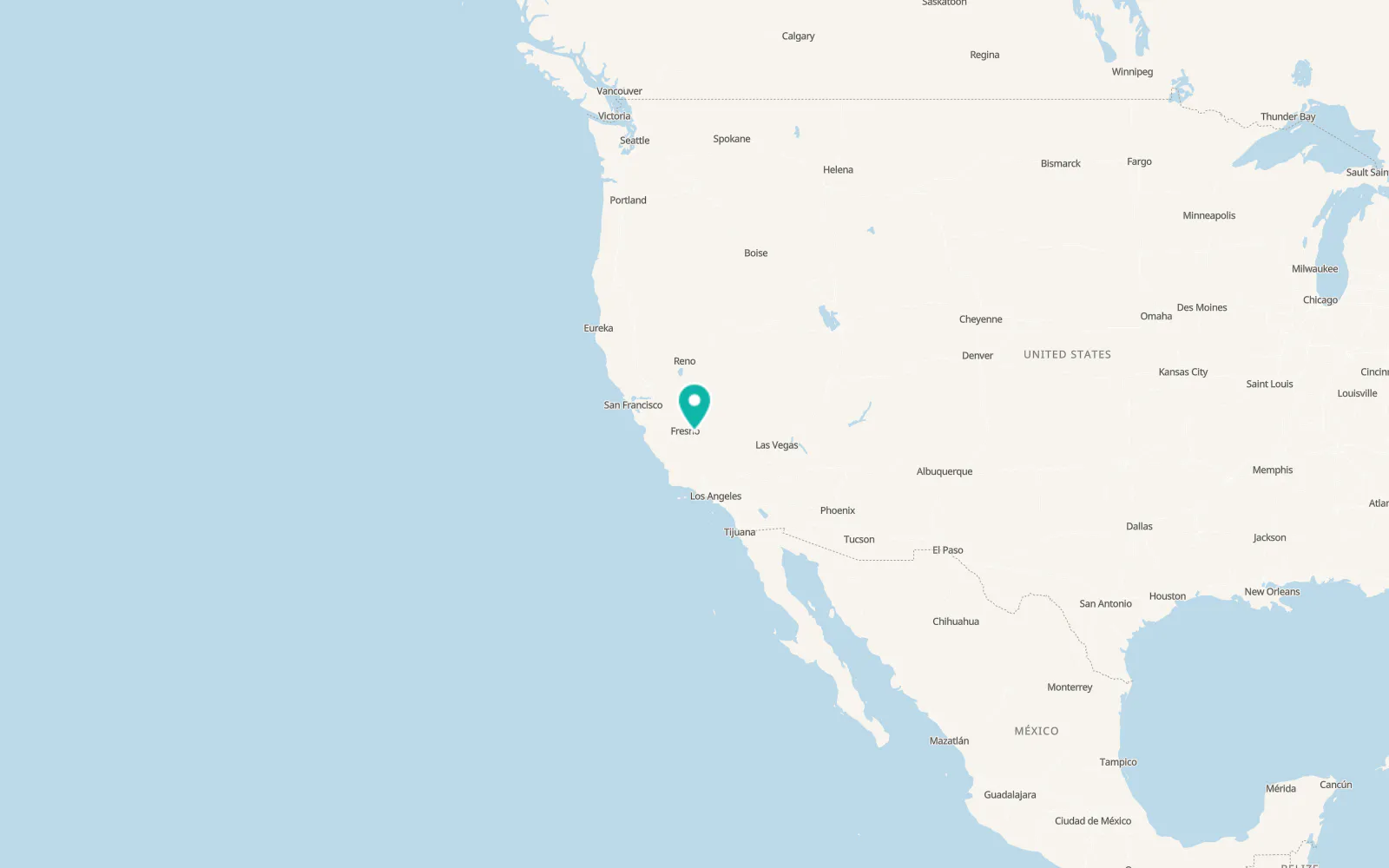 Map of Orange Cove