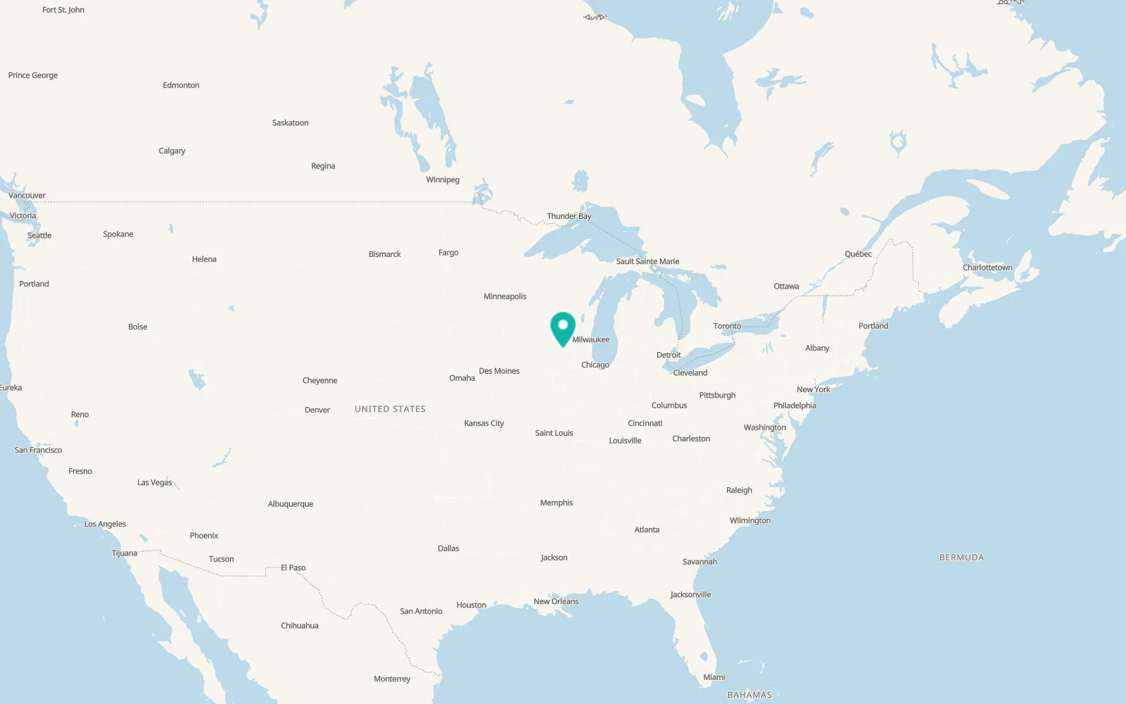 Map of Orangeville