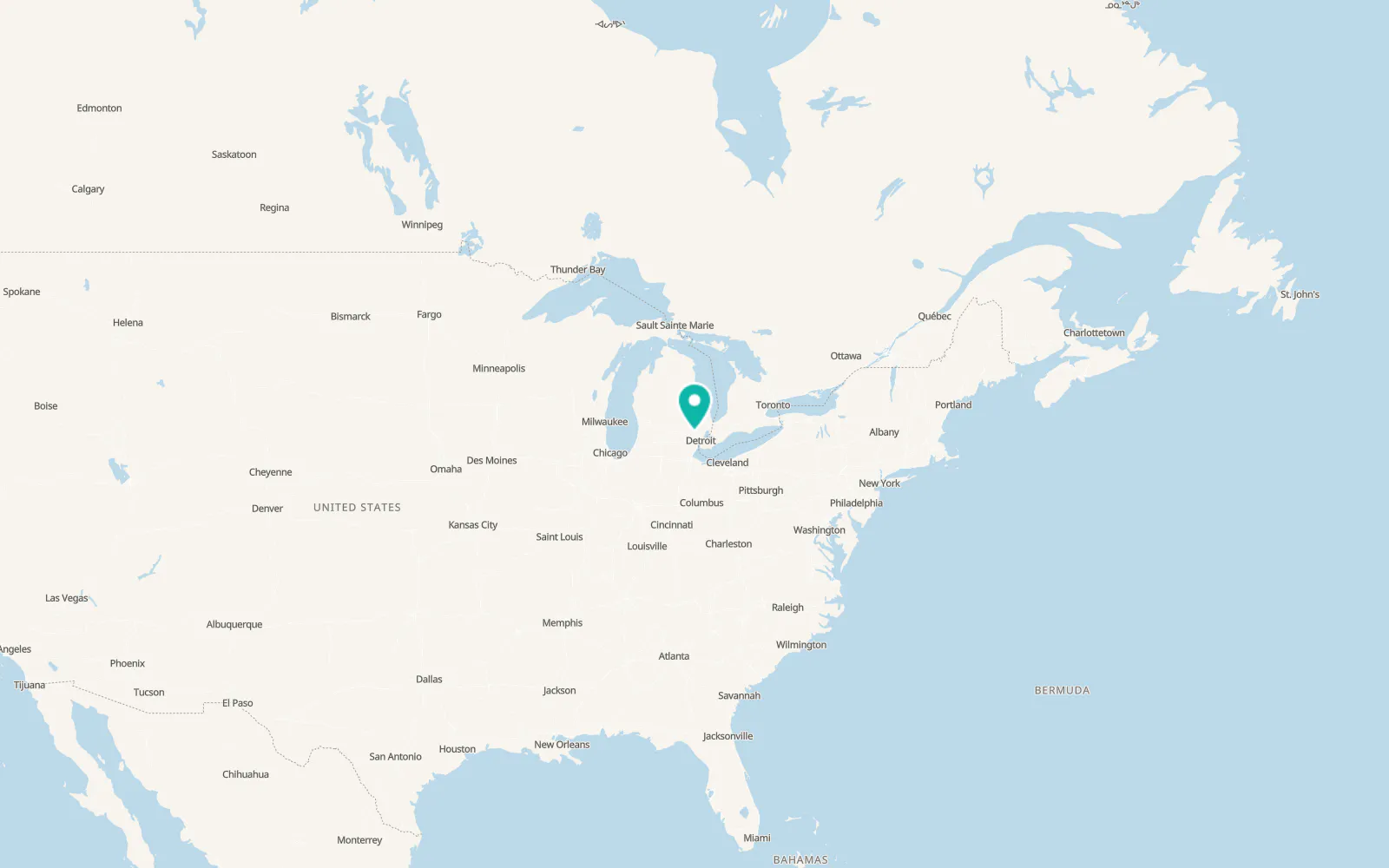 Map of Orchard Lake