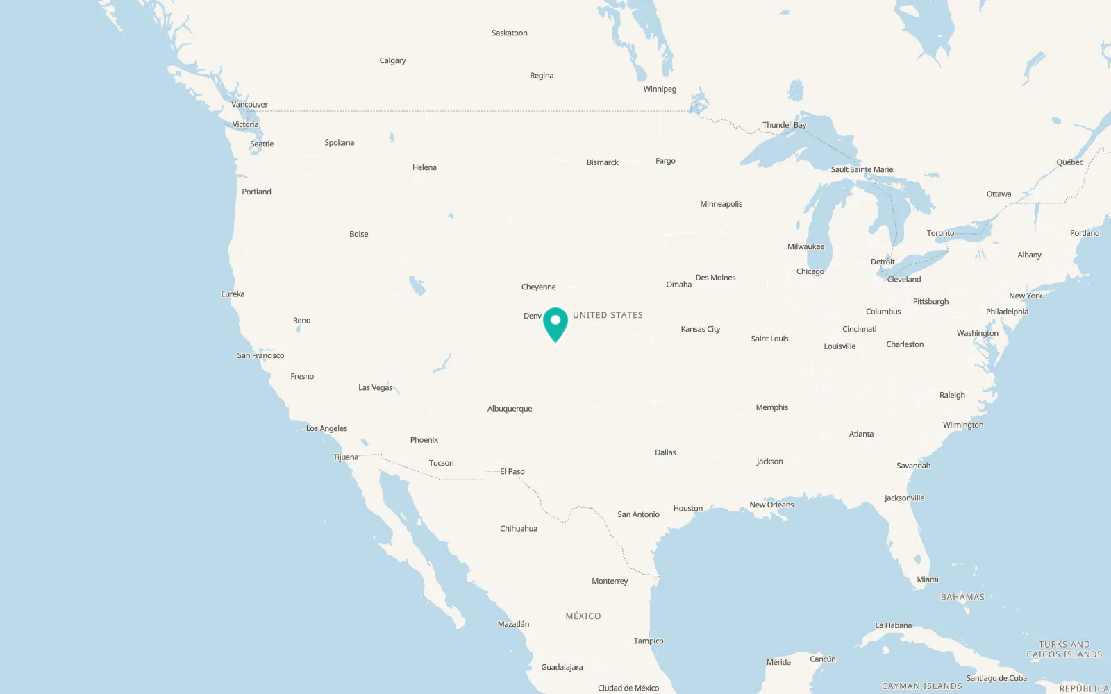 Map of Ordway