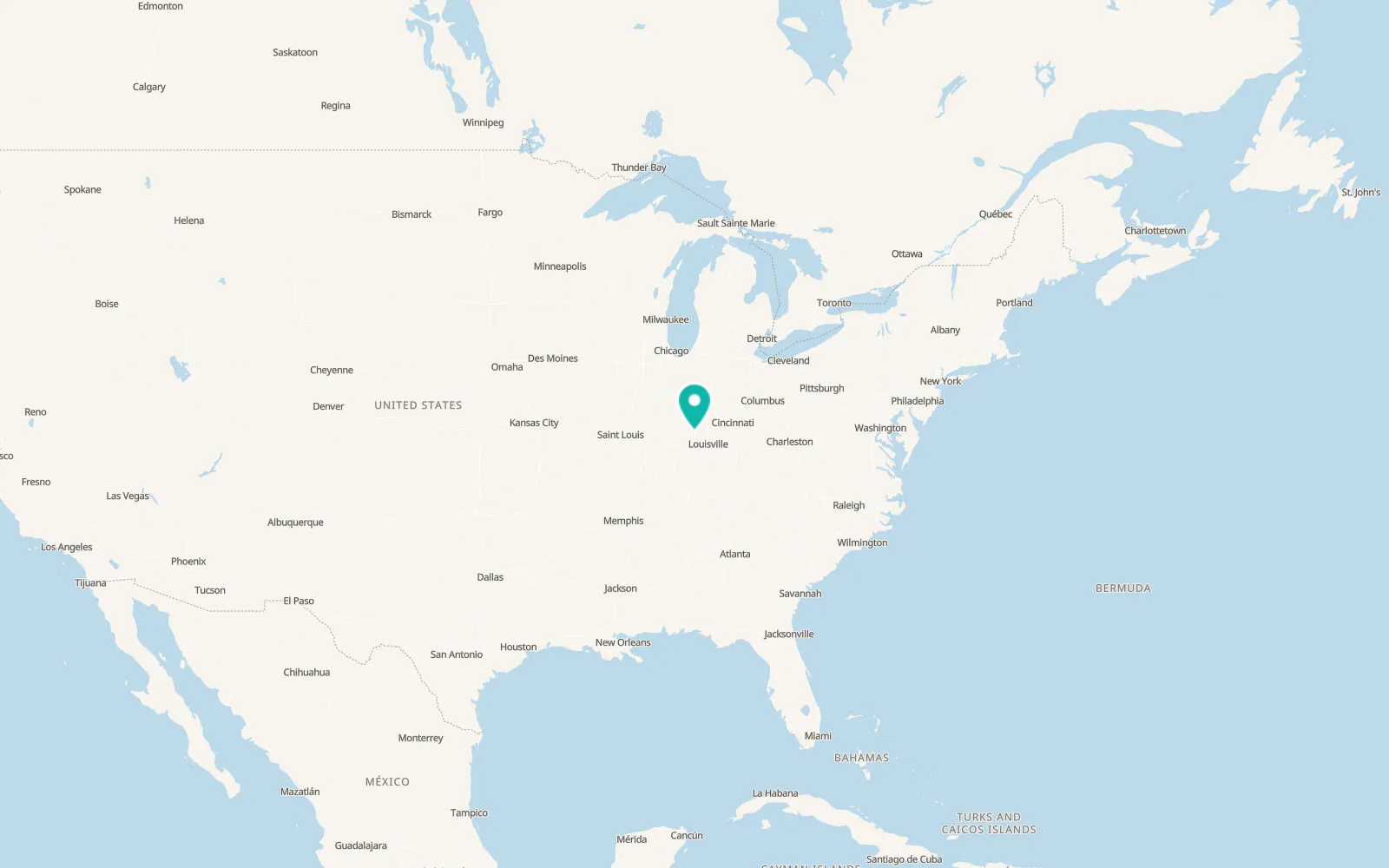 Map of Orleans