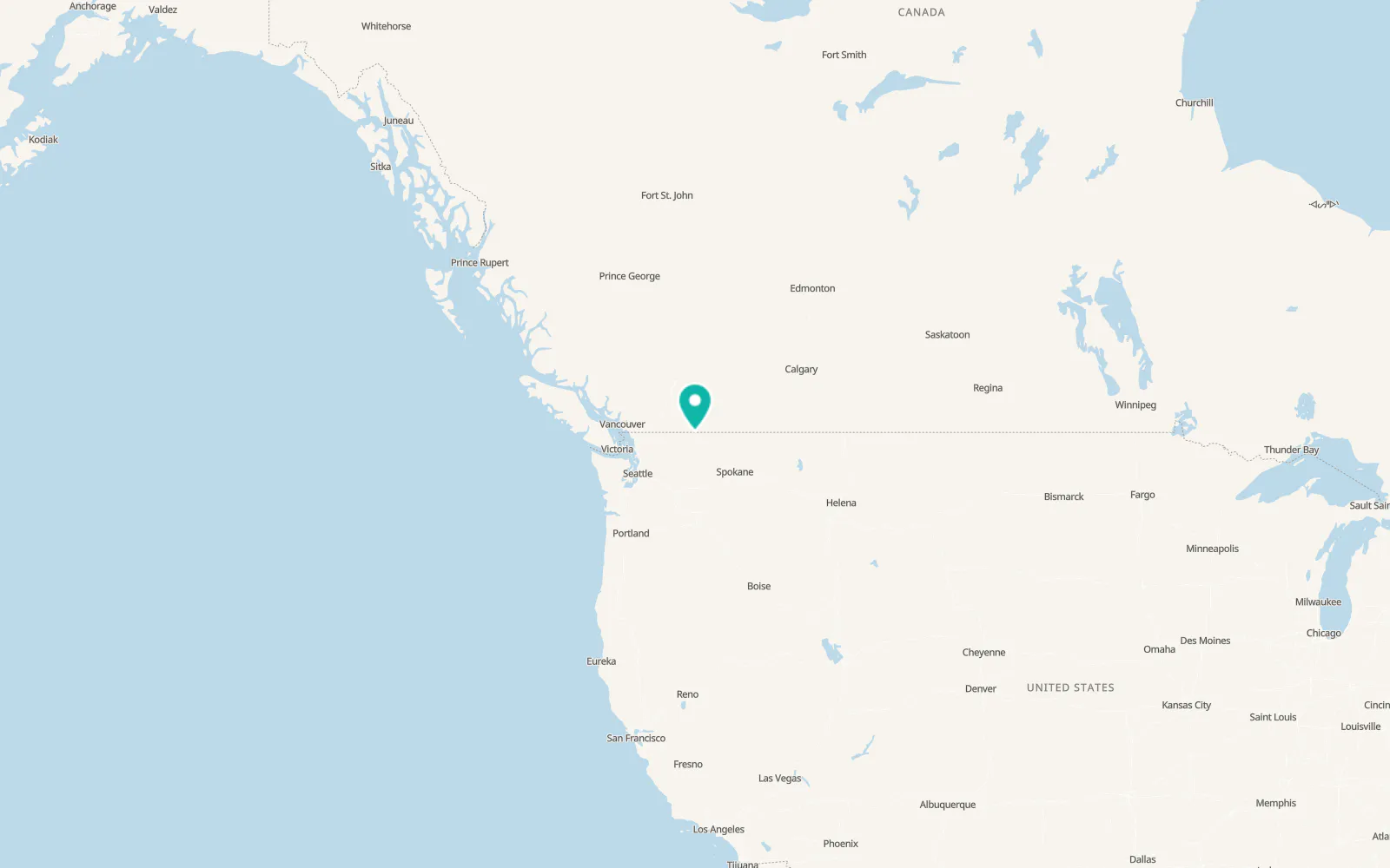Map of Oroville