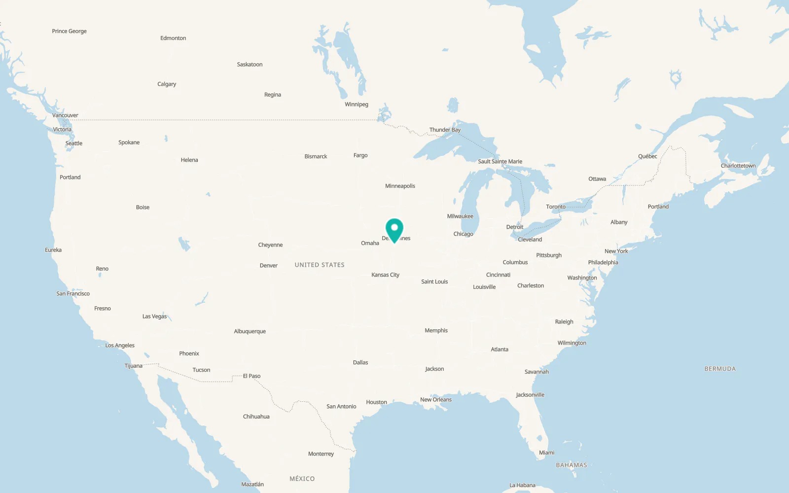 Map of Osceola