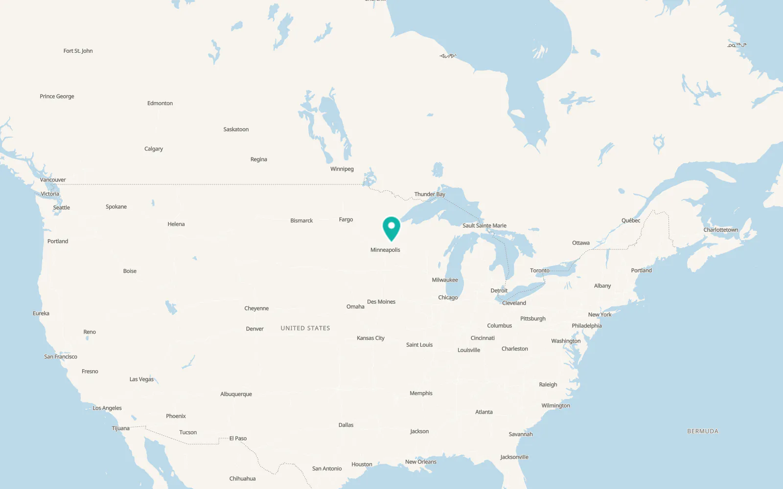 Map of Osceola
