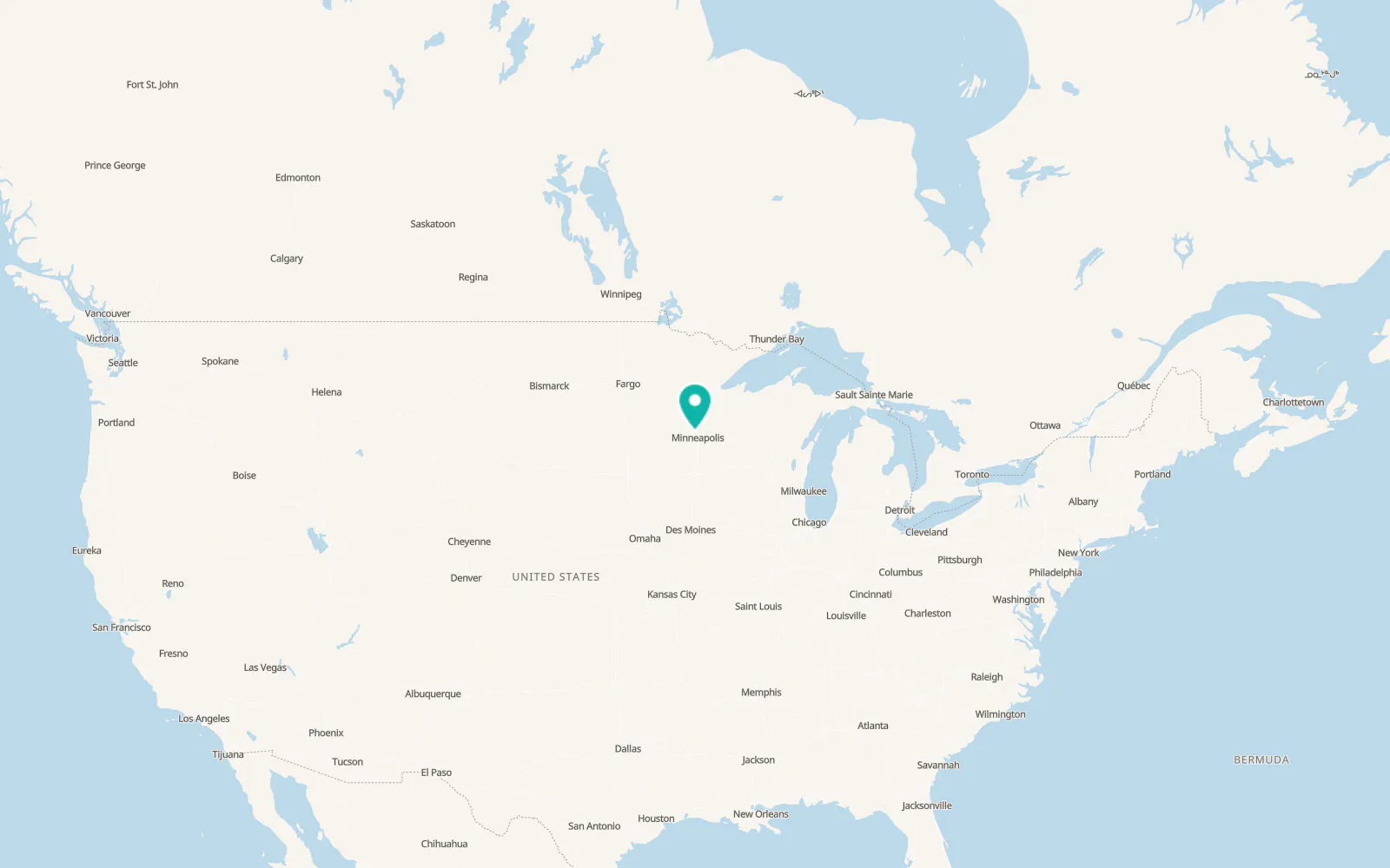 Map of Osseo
