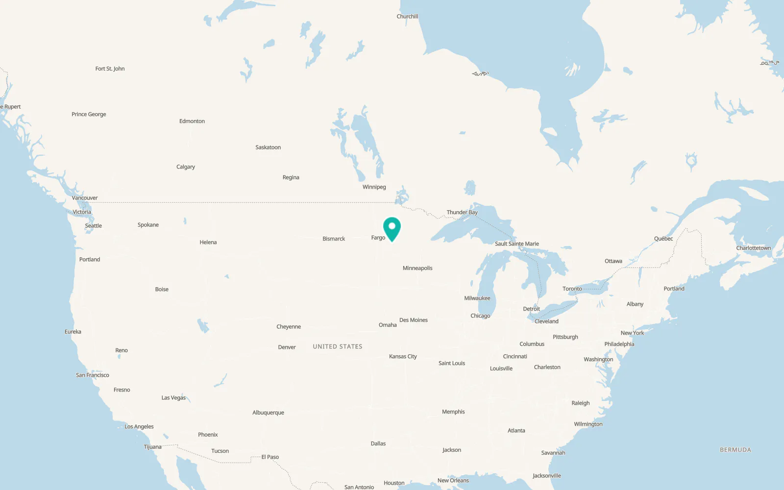 Map of Ottertail