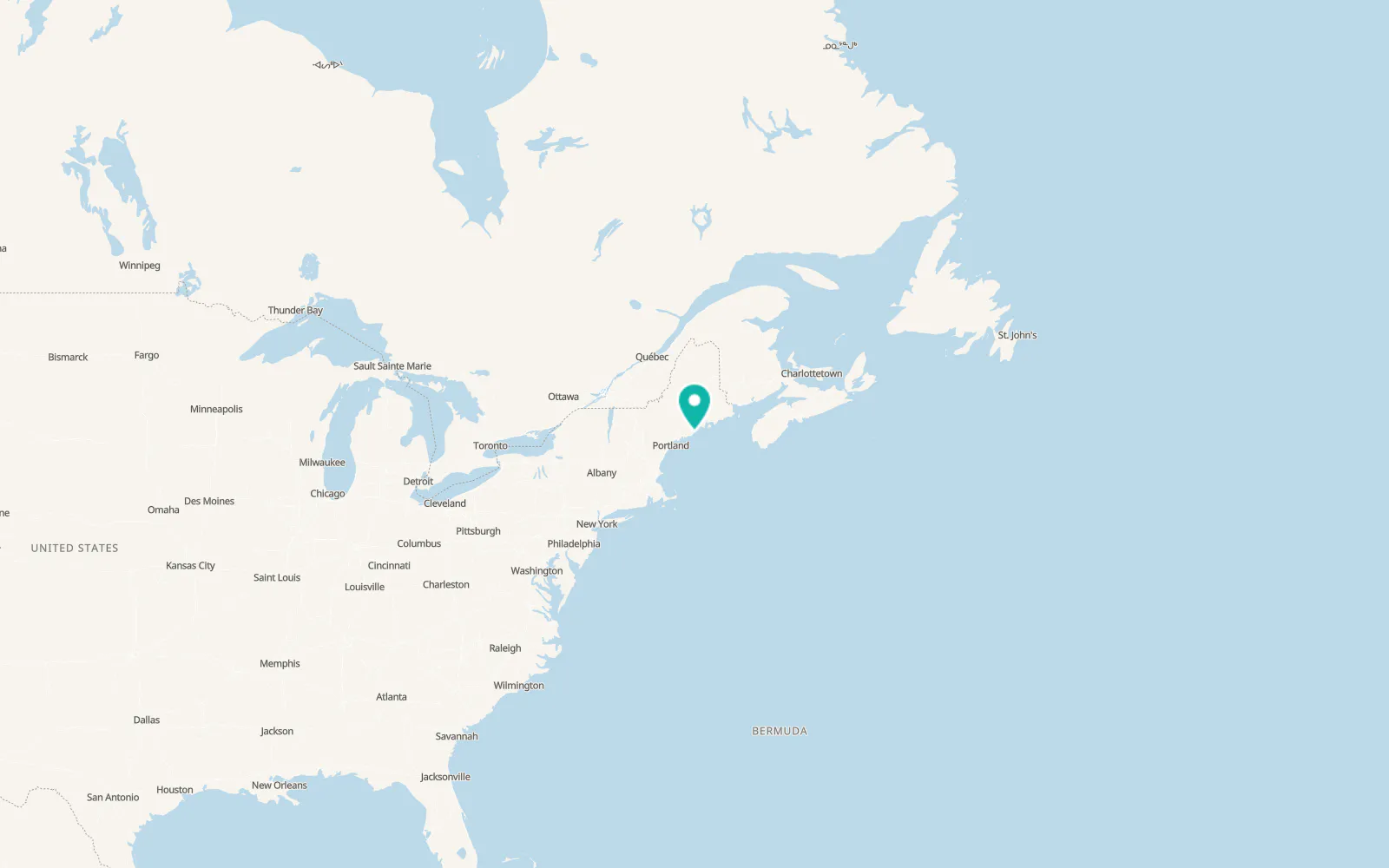 Map of Owls Head