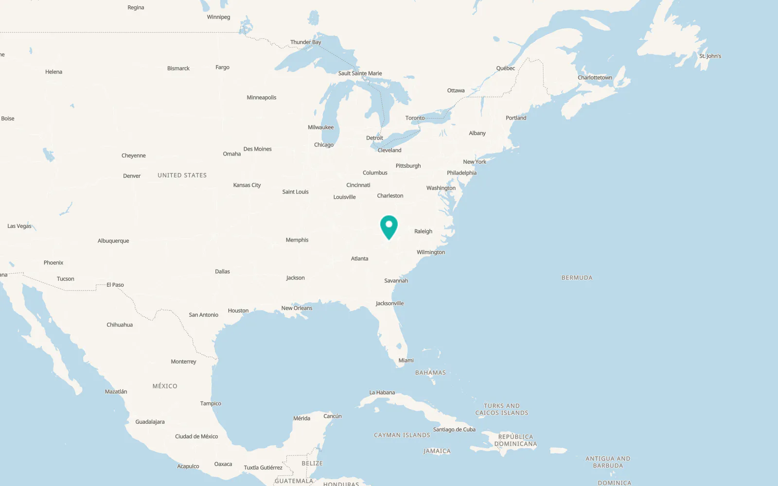 Map of Pacolet Mills