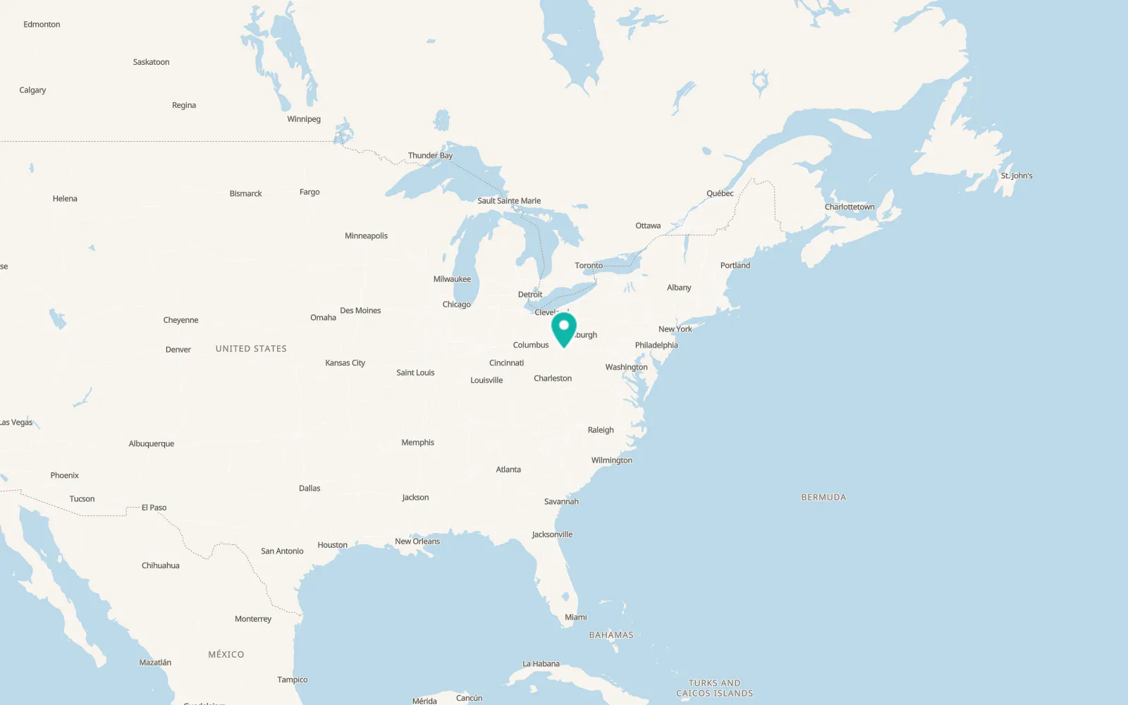 Map of Paden City