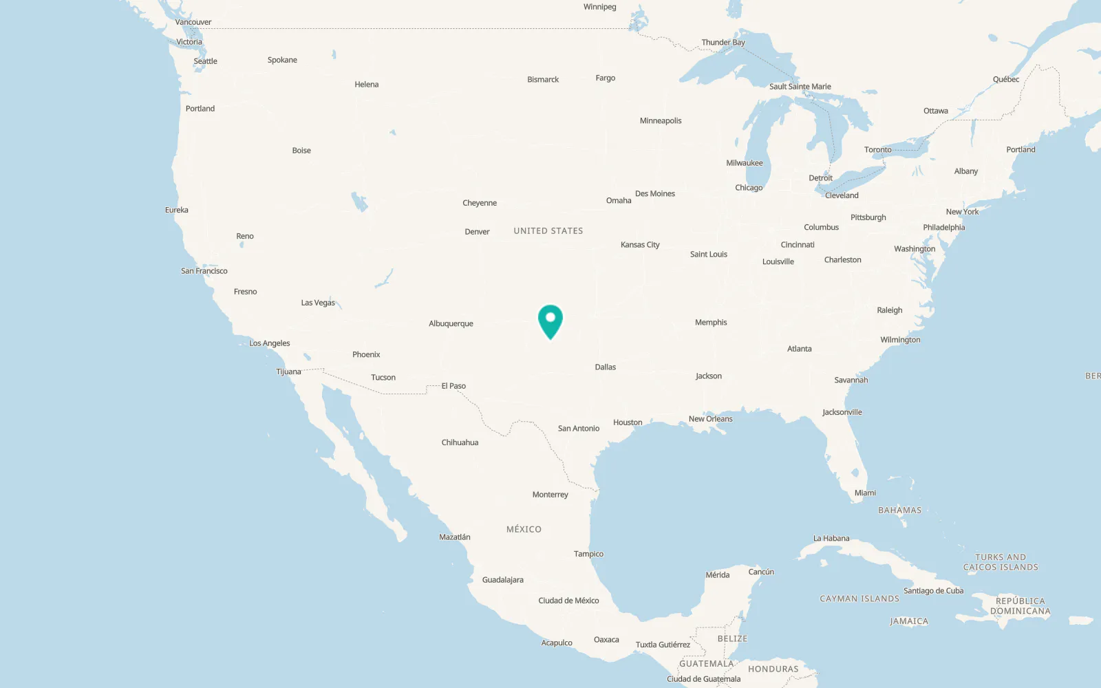 Map of Paducah