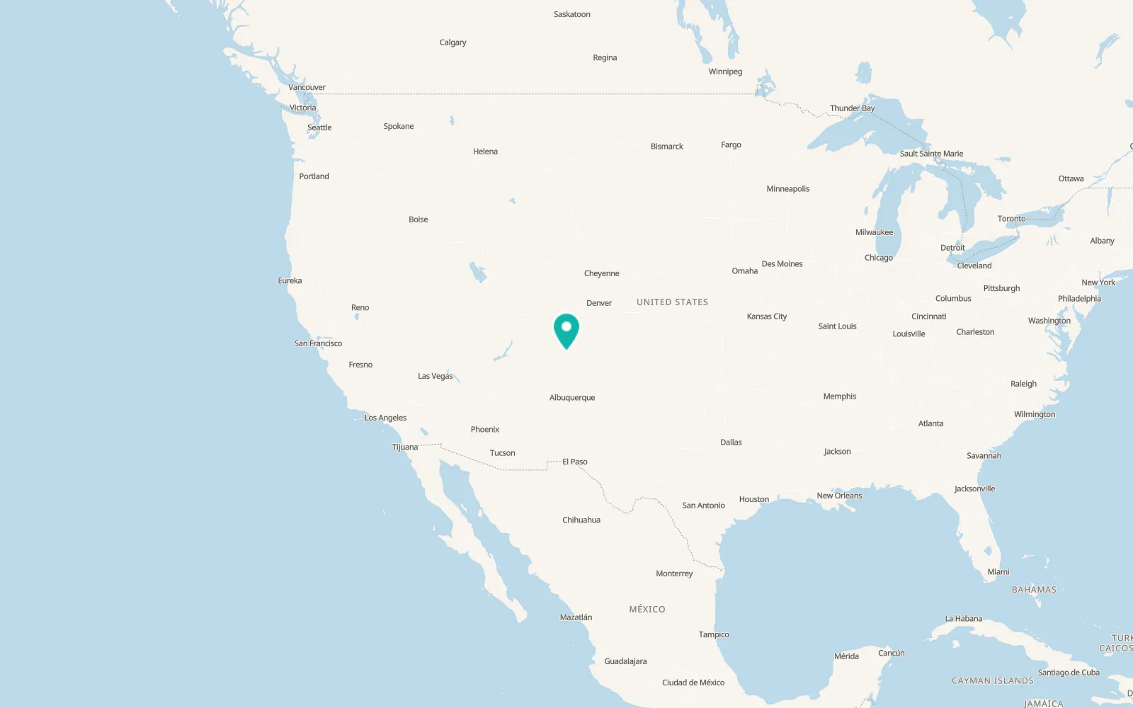 Map of Pagosa Springs
