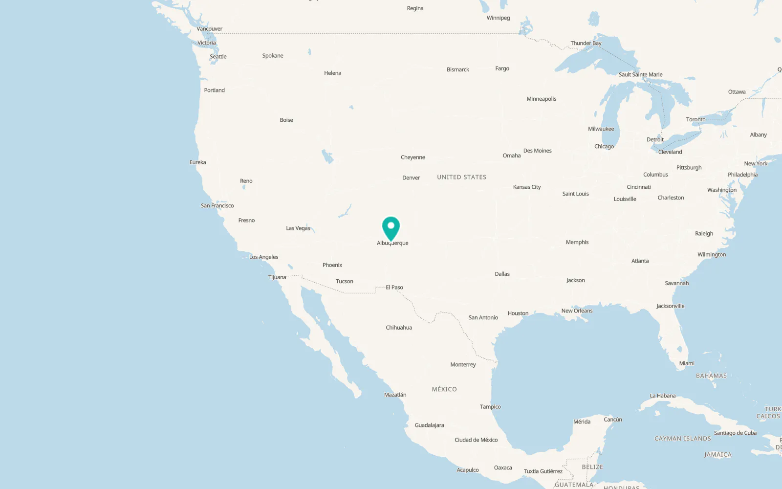 Map of Pajarito Mesa