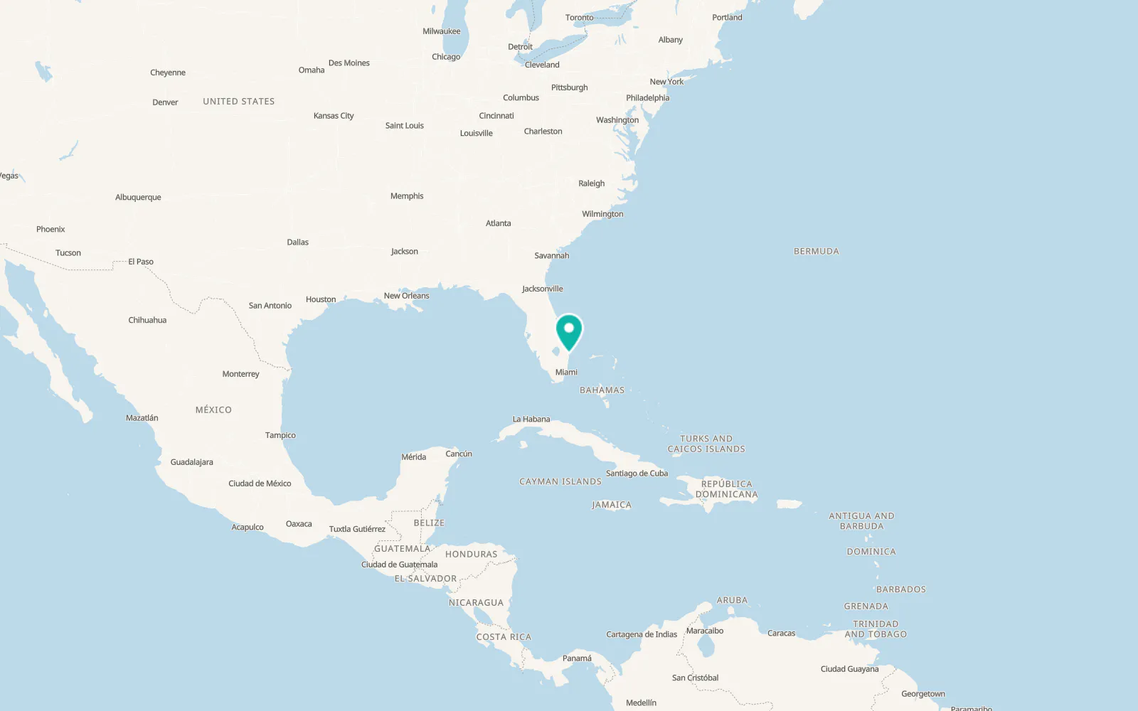 Map of Palm Beach
