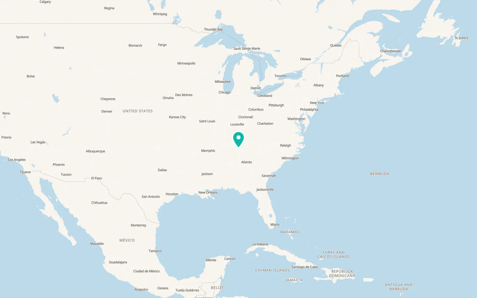Map of Palmer