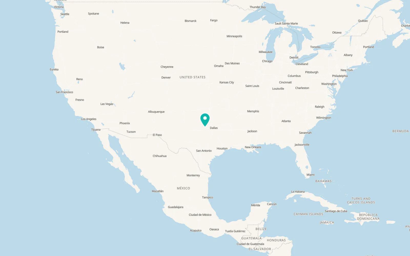 Map of Palo Pinto