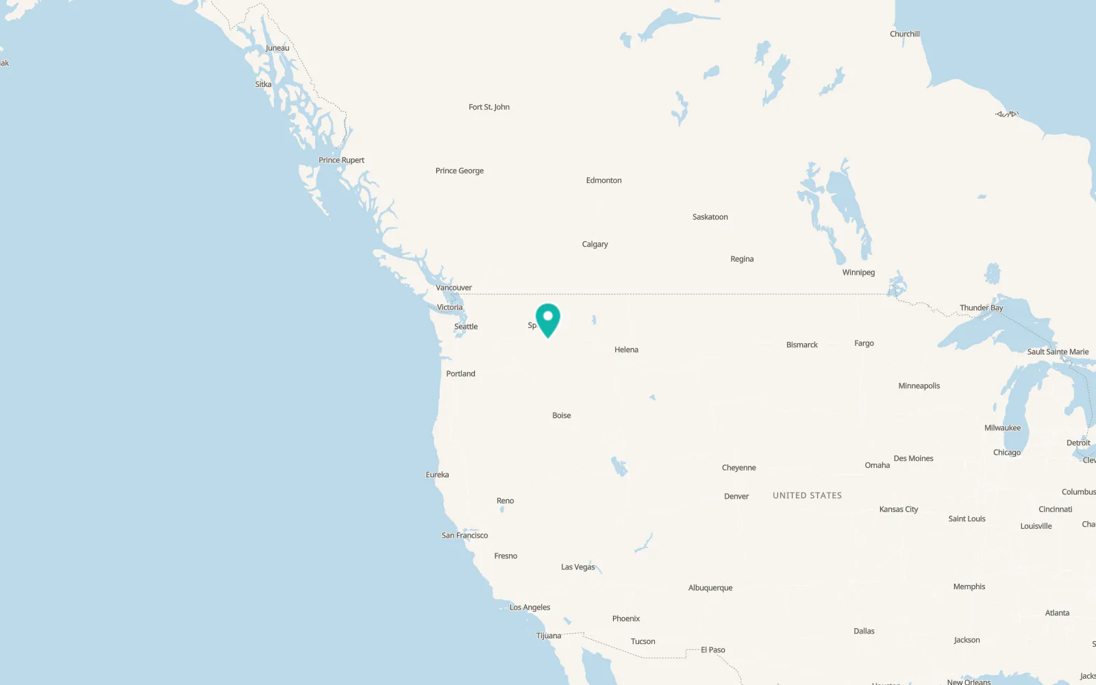 Map of Palouse