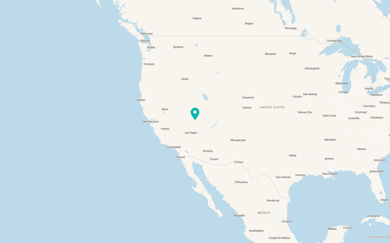 Map of Panaca