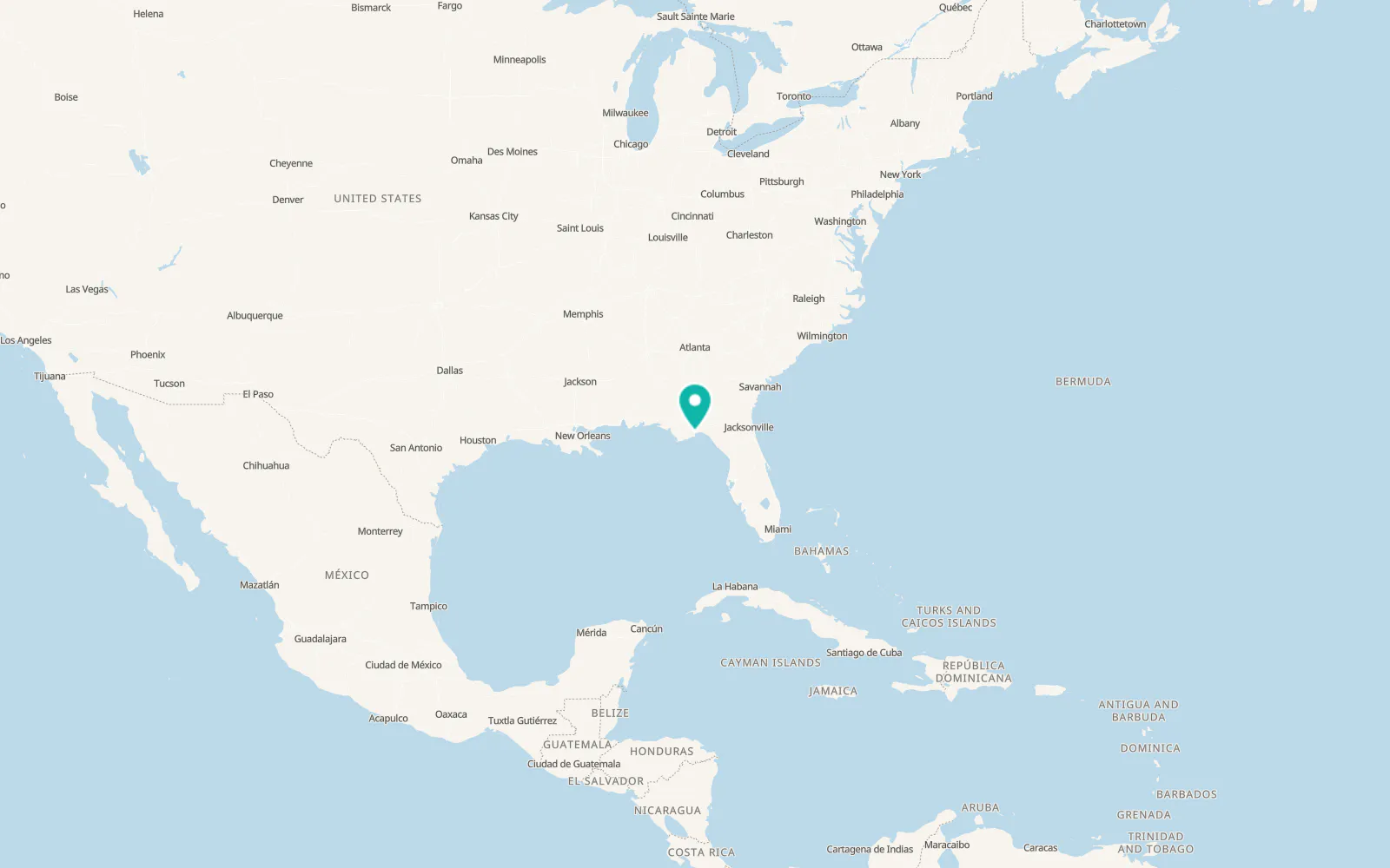 Map of Panacea